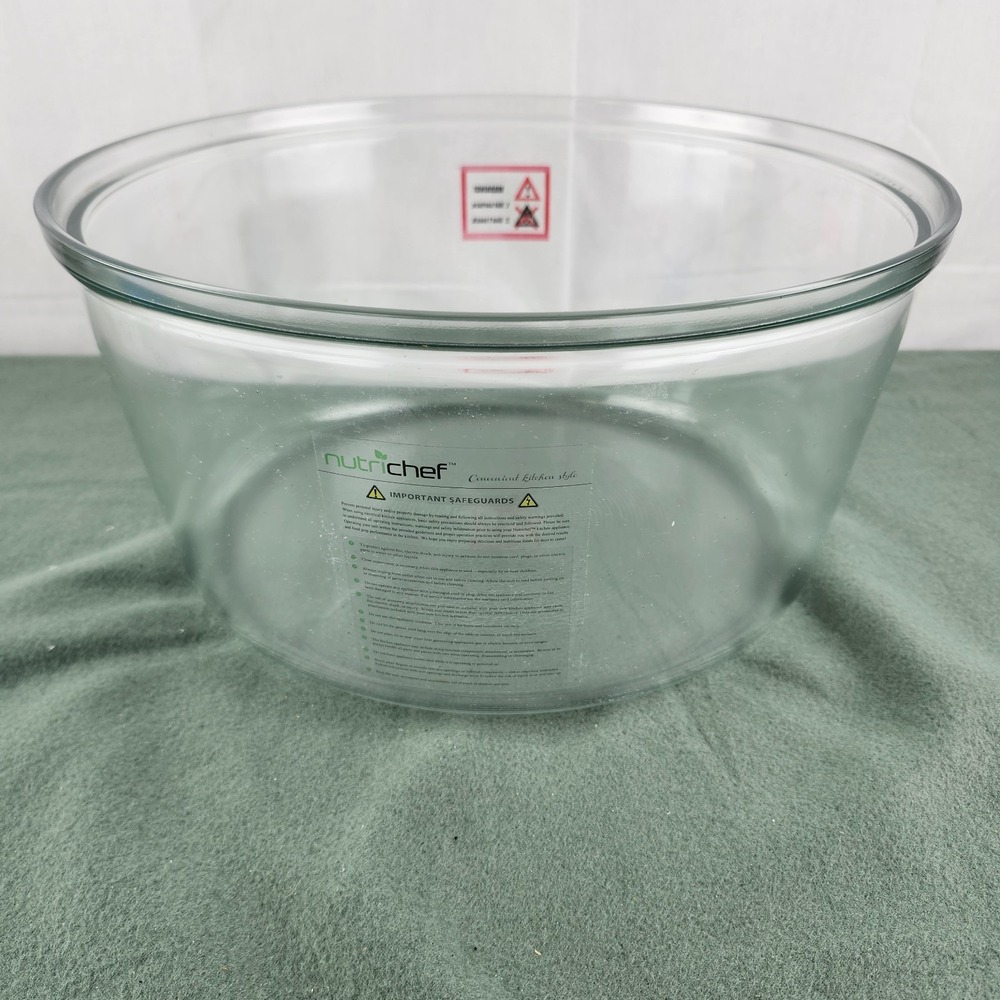 NutriChef PKAIRFR48 Infrared Air Fryer Replacement Glass Container
